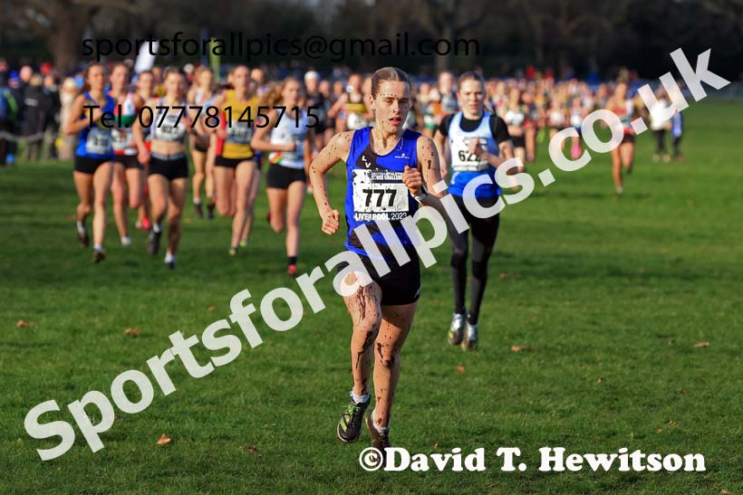 Womens Under-17s and IAAF Junior Women (Under-20s), 2023 British Athletics Cross Challenge, Sefton Park, Liverpool. Photo: David T. Hewitson/Sports for All Pics